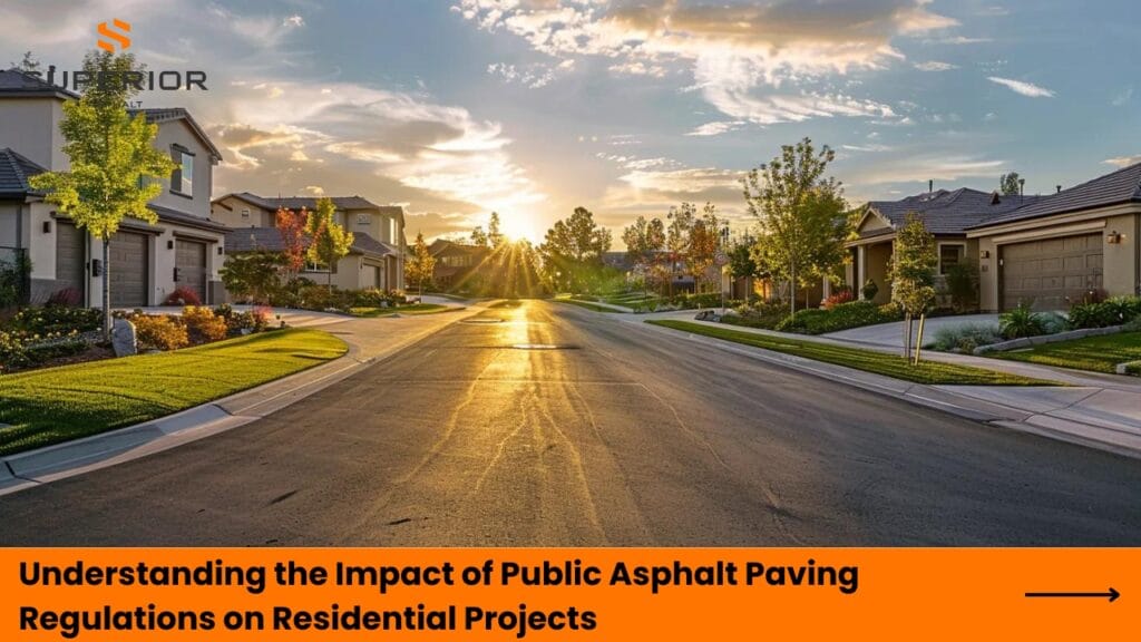Understanding the Impact of Public Asphalt Paving Regulations on Residential Projects